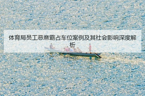 体育局员工恶意霸占车位案例及其社会影响深度解析